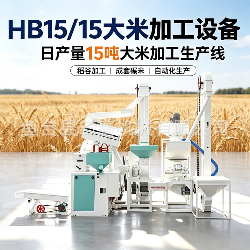 HB15/15 Compact Rice Milling Line, product photo 3